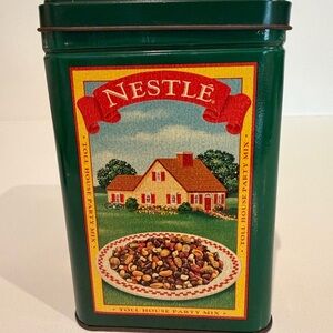 limited-edition Nestlé Toll House Cookie four seasons green tin
